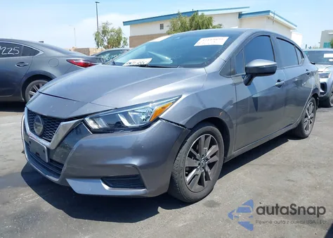 2021 Nissan Versa Sv Xtronic Cvt z USA, uszkodzony, nr VIN 3N1CN8EV5ML826677